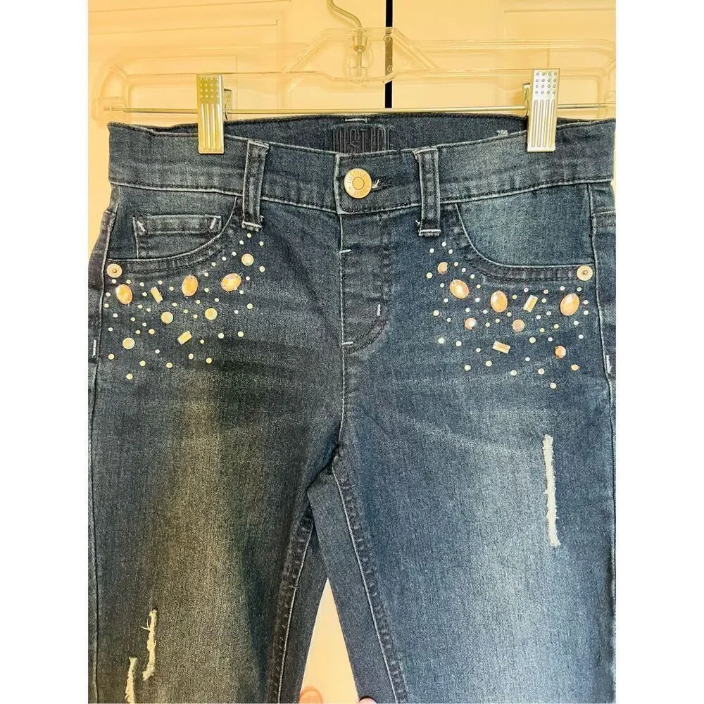 Justice Mid Rise Embellished Jegging‎